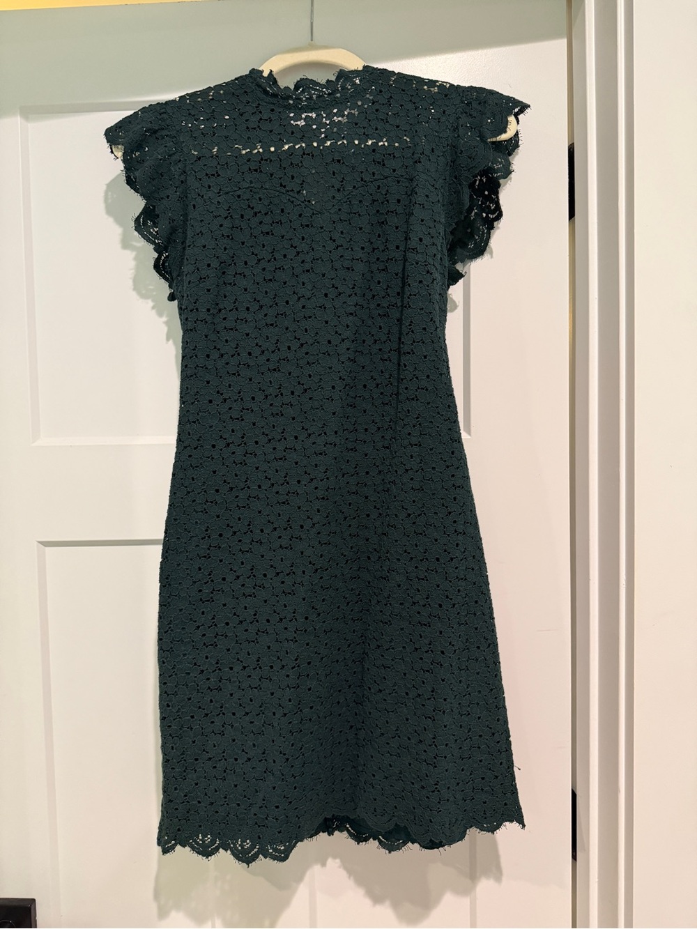 CECE Green Lace Sheath Dress-Size 6